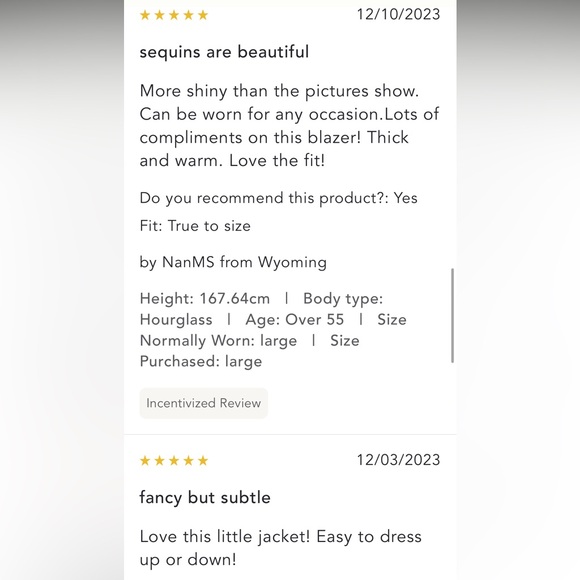 🌟SOLD ⭐️ Anthropologie NWT Eva Franco Sequin Blazer size M. - Picture 13 of 16